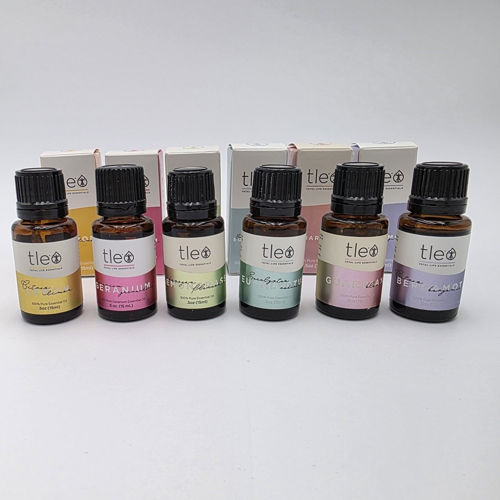 SEALED! Total Life Essentials 100% Pure Essential Oil 6pc Set - Gift/Starter Set